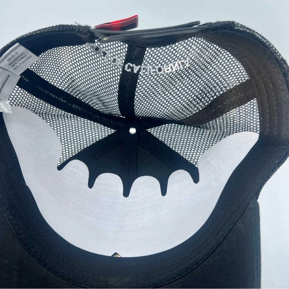Black CAT Logo Baseball Cap Classic Design